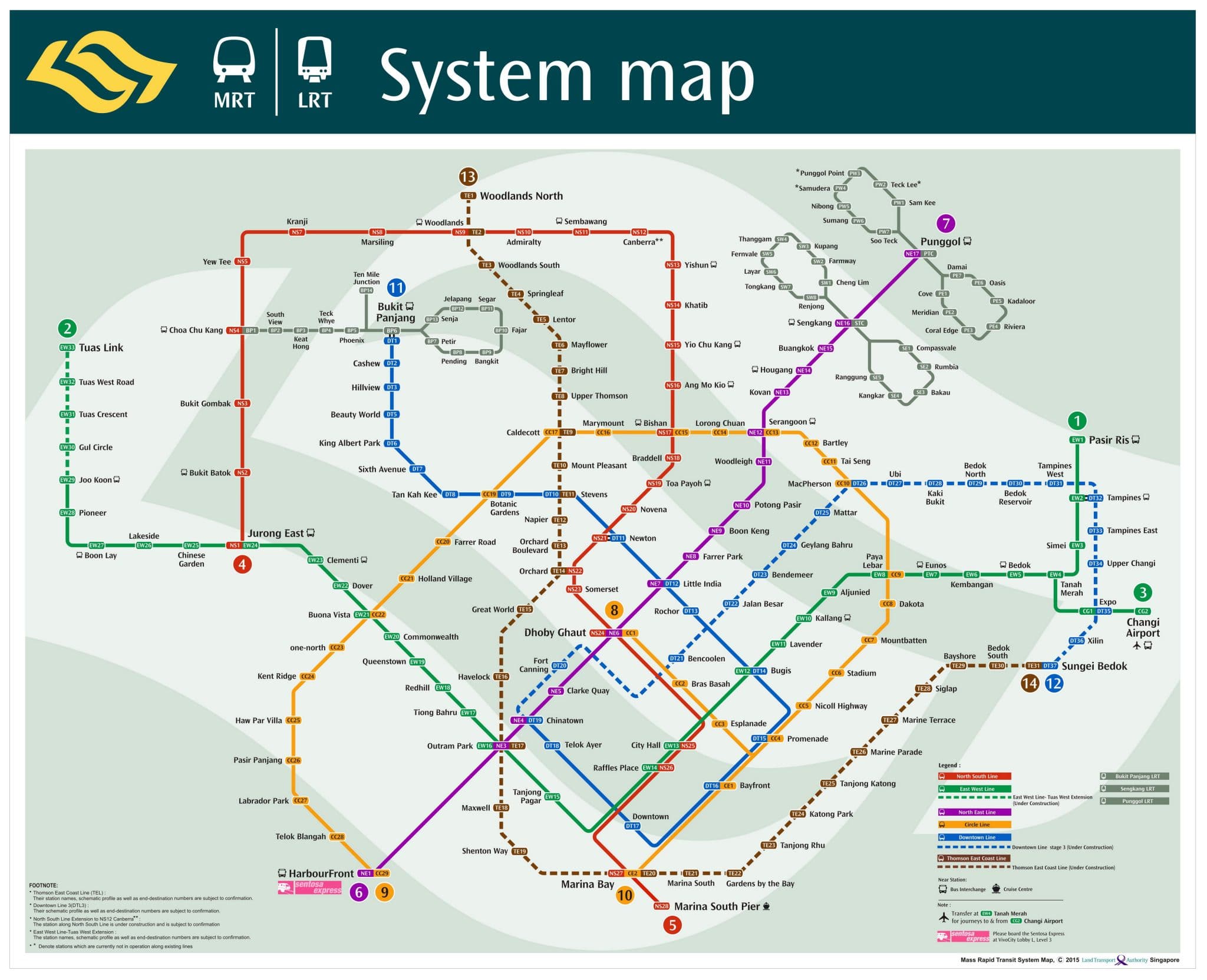 MRT Map Singapore