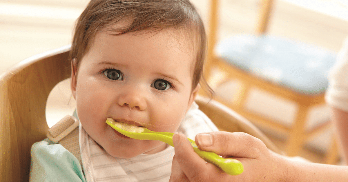 food-baby-rice-feed-by-nanny