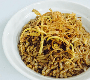 Confinement Food Menu Sesame oil fried rice