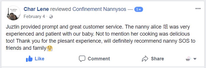 Confinement Nanny Review By Char Lene