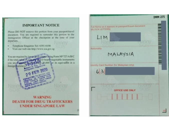 How to Extend Visit Pass for Confinement Lady